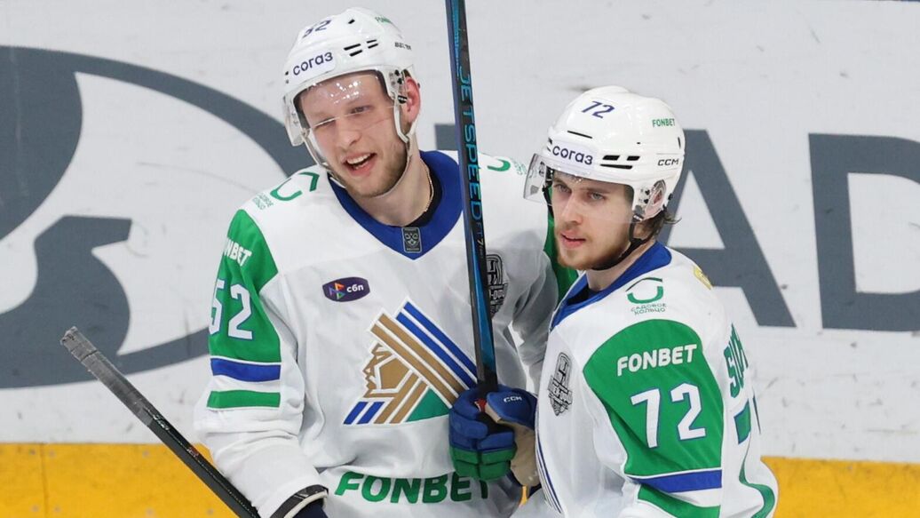 Салават Юлаев Ак Барс — Салават Юлаев победил Ак Барс в последнем зеленом дерби сезона КХЛ