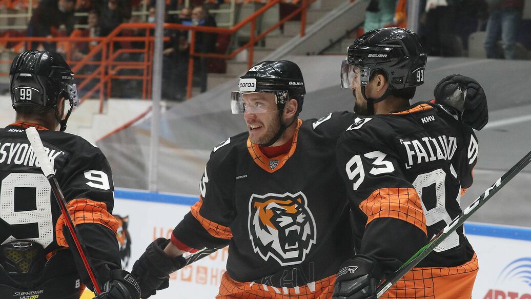 Амур Сибирь КХЛ — Амур победил Сибирь в овертайме матча КХЛ