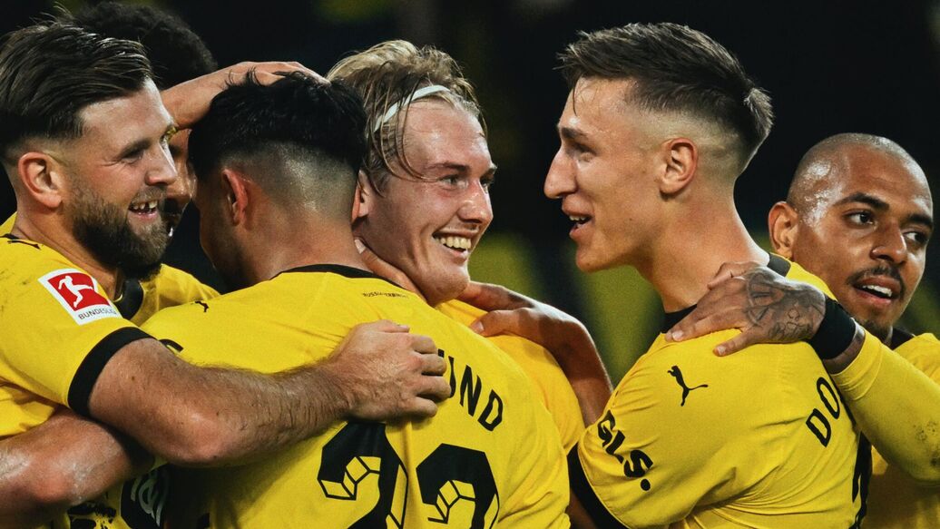 Боруссия Гамбург Бундеслига — Дортмундская 'Боруссия' одолела 'Гамбург' в Бундеслиге