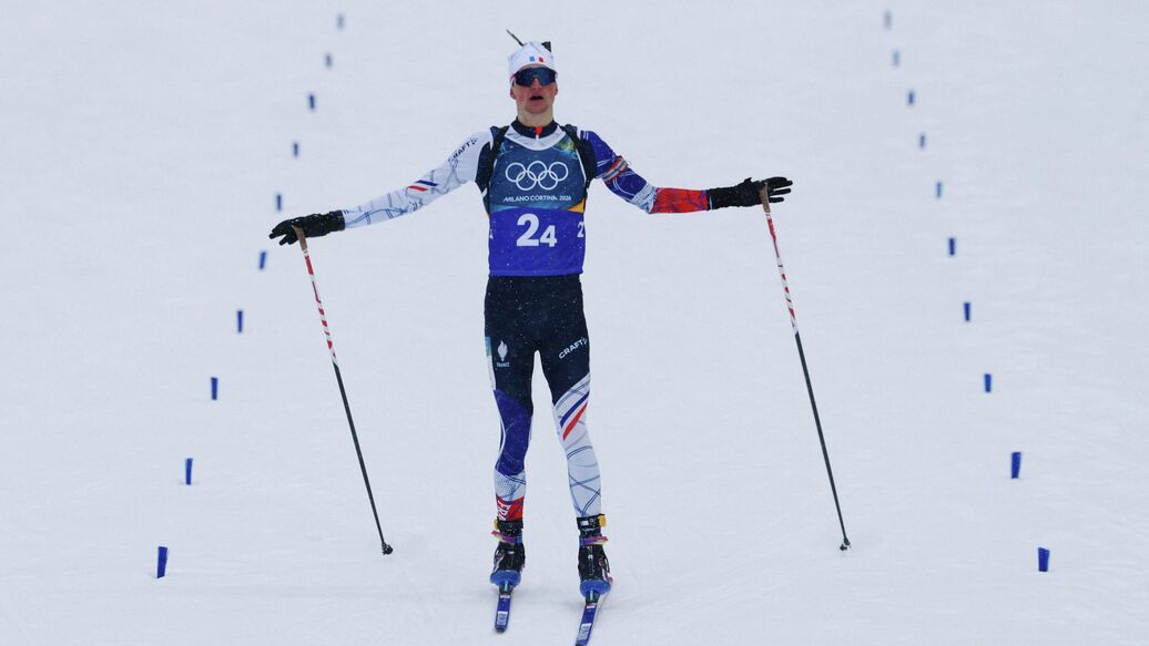 мужская эстафета, биатлон Франция — Французские биатлонисты выиграли мужскую эстафету на Олимпиаде