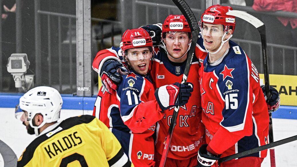 ЦСКА обыграл Северсталь — ЦСКА вновь одолел «Северсталь» в регулярном чемпионате КХЛ