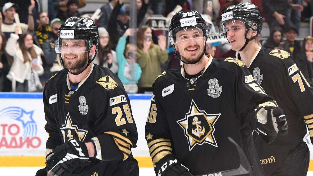 Адмирал Барыс КХЛ — Адмирал одержал победу над Барысом в КХЛ