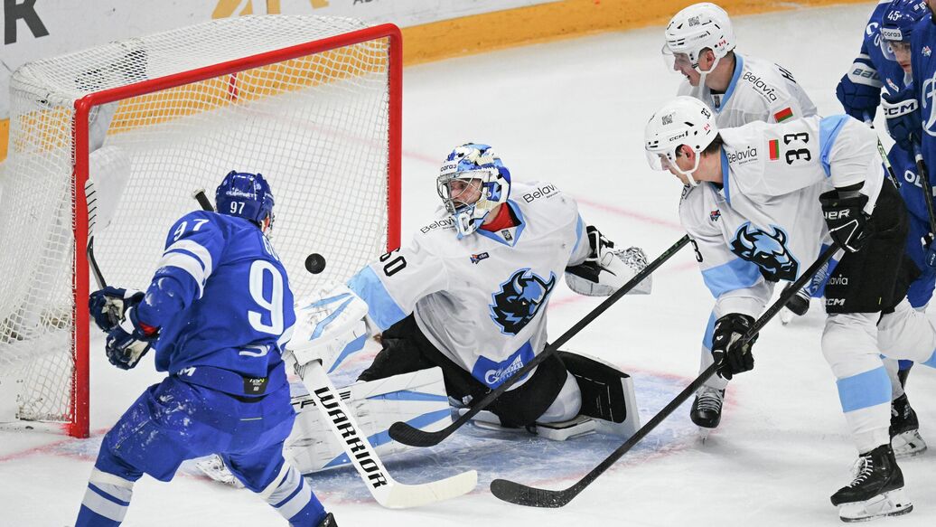 Динамо Москва, Динамо Минск, победа КХЛ — Московское Динамо одержало первую победу над Минском в сезоне