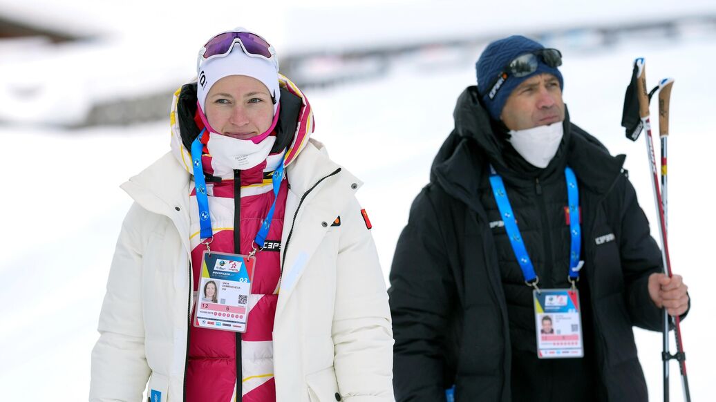Бьорндален, Домрачева, биатлон — Дочь Домрачевой и Бьорндалена завоевала медаль на турнире