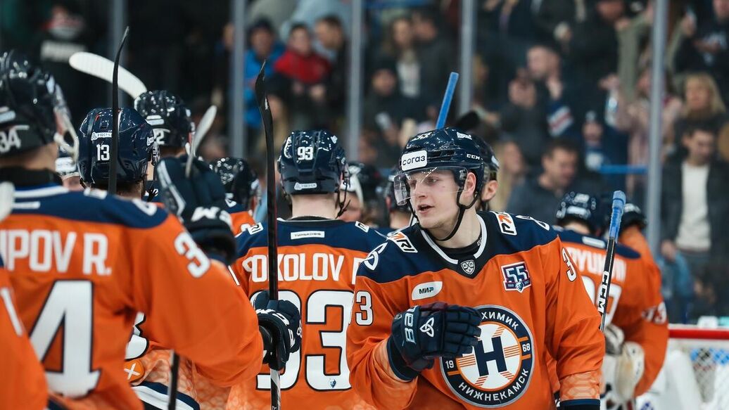 Нефтехимик плей-офф КХЛ — Хоккеисты «Нефтехимика» пробились в плей-офф КХЛ, обыграв «Трактор»