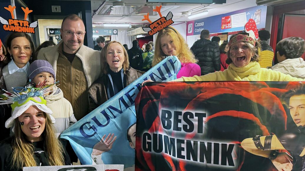 Гуменник, поддержка, Олимпиада — Поддержка Гуменника на Олимпиаде в Милане