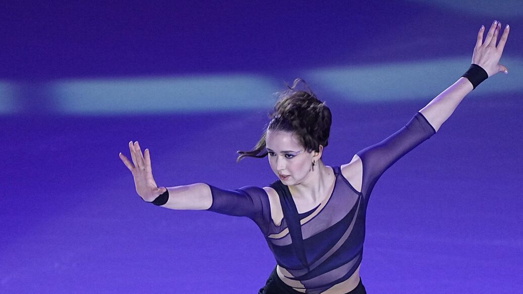 Камила Валиева, четверной прыжок — Валиева выполнила четверной прыжок на тренировке