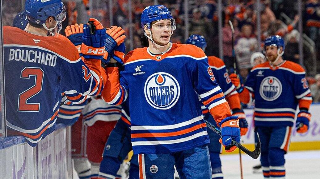 Эдмонтон Вегас Подколзин — Гол Подколзина принес победу "Эдмонтона" над "Вегасом"