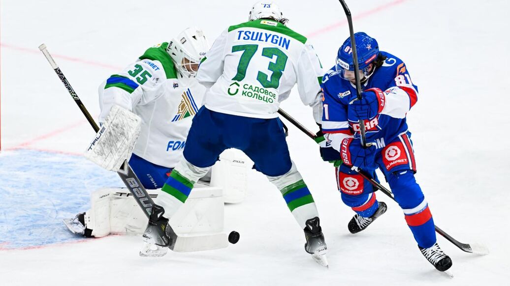 СКА, победа, Голдобин, КХЛ — Шайба Голдобина принесла СКА пятую победу в КХЛ