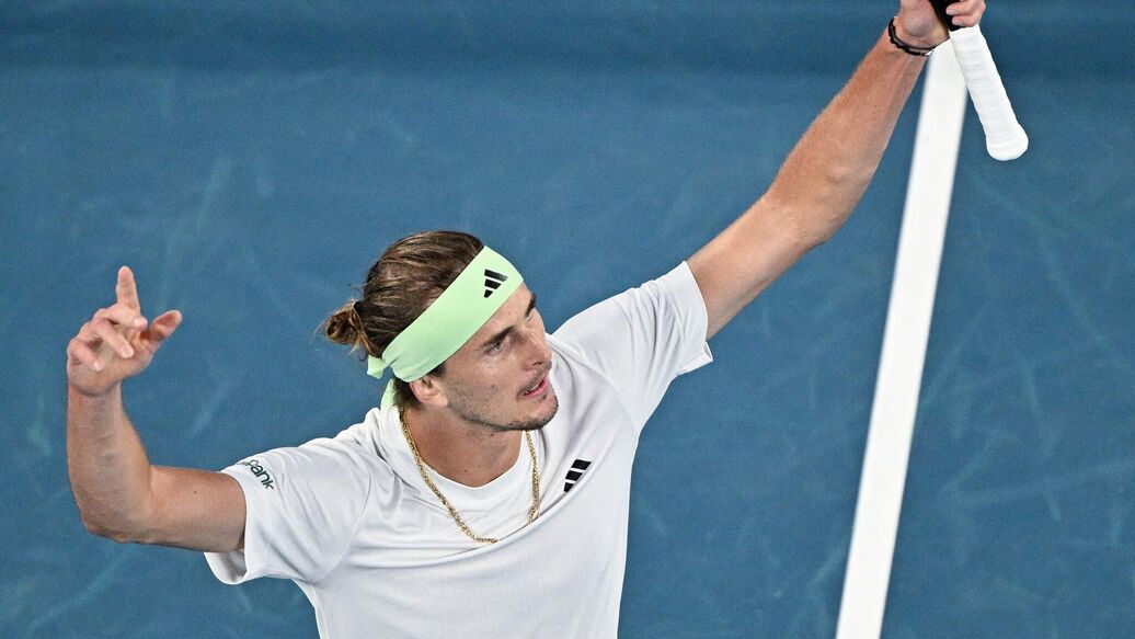 Александр Зверев на Australian Open 2024