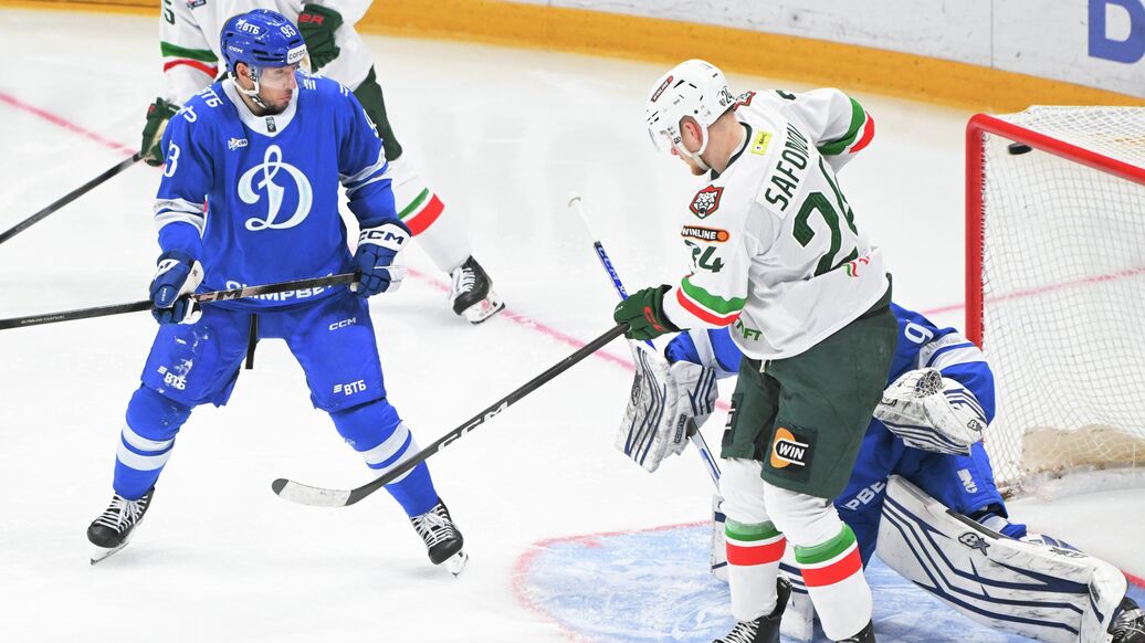 КХЛ, Динамо, Ак Барс — Казанский «Ак Барс» одержал победу над «Динамо» в Москве